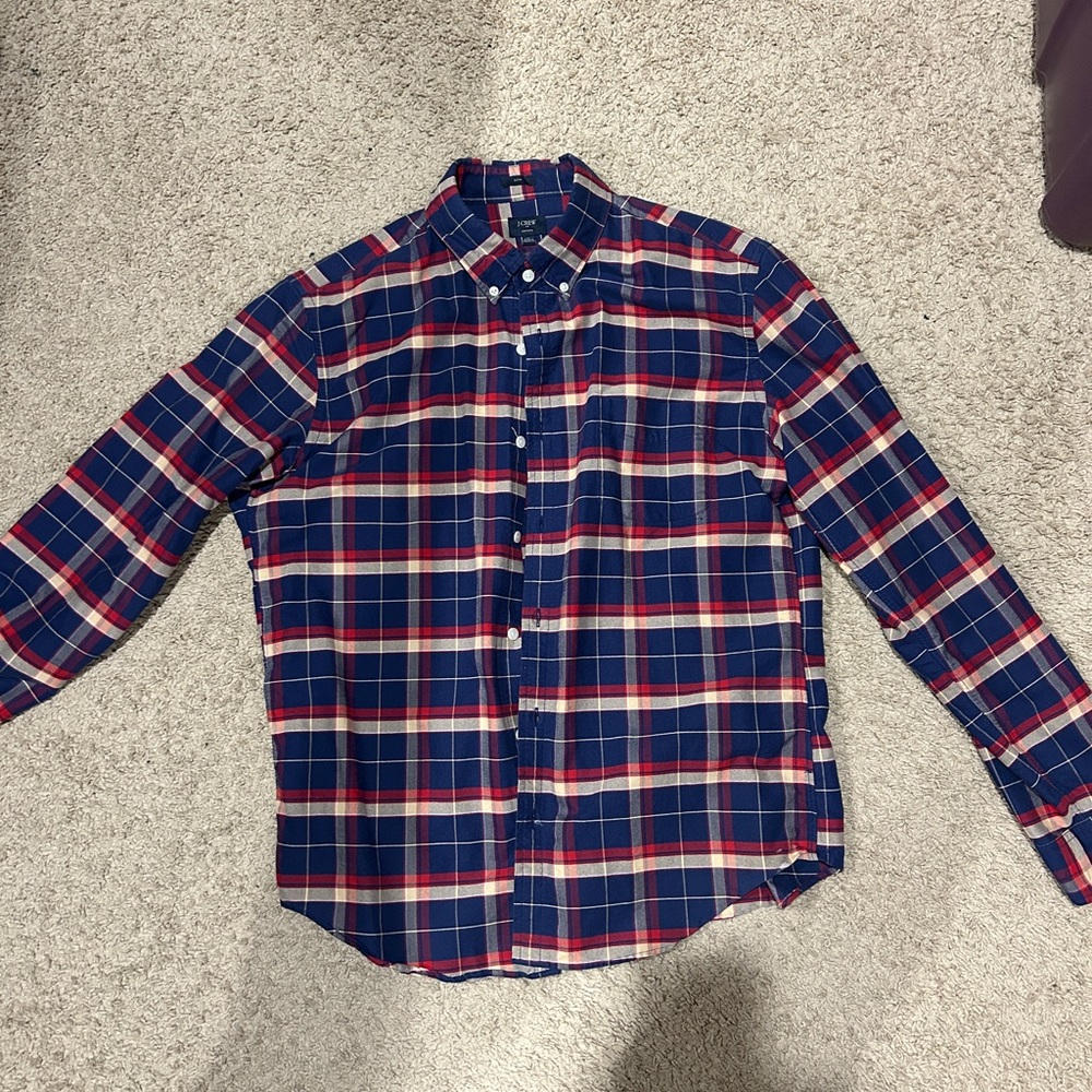 J crew mens button up